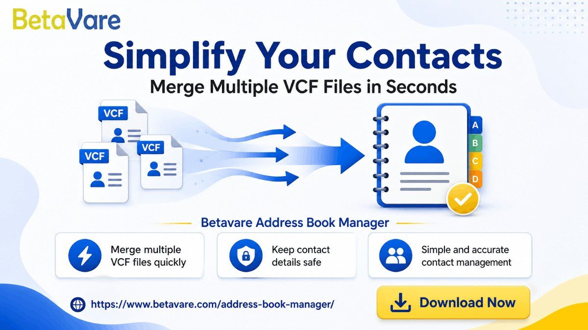 How to Merge VCF Files Quickly on Windows PC? Save Time with a Simple