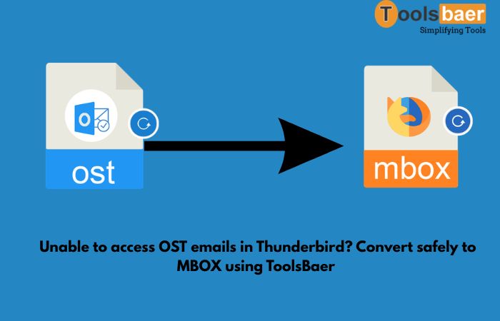 Unable to access OST emails in Thunderbird? Convert safely to MBOX
