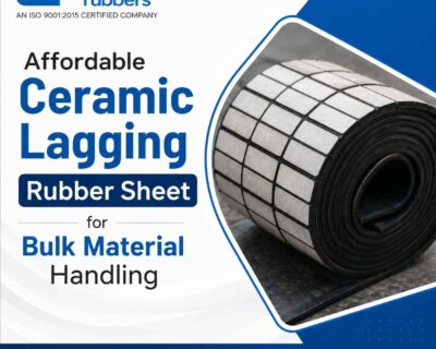 AffordableCeramicLaggingRubberSheetforBulkMaterialHandlin