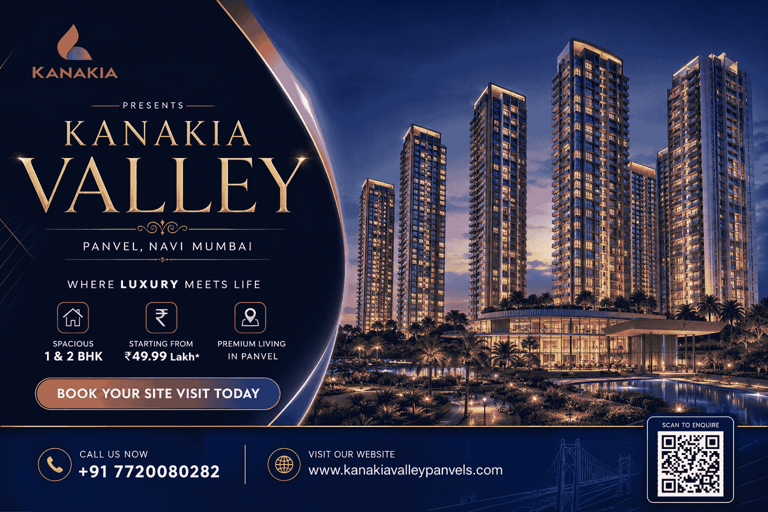 Kanakia Valley Panvel by Kanakia Group offering premium 1 & 2 BHK apar
