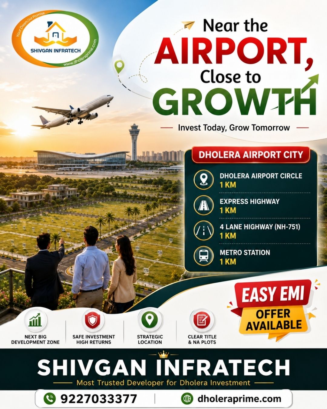 Plot Sale Near Dholera International Airport