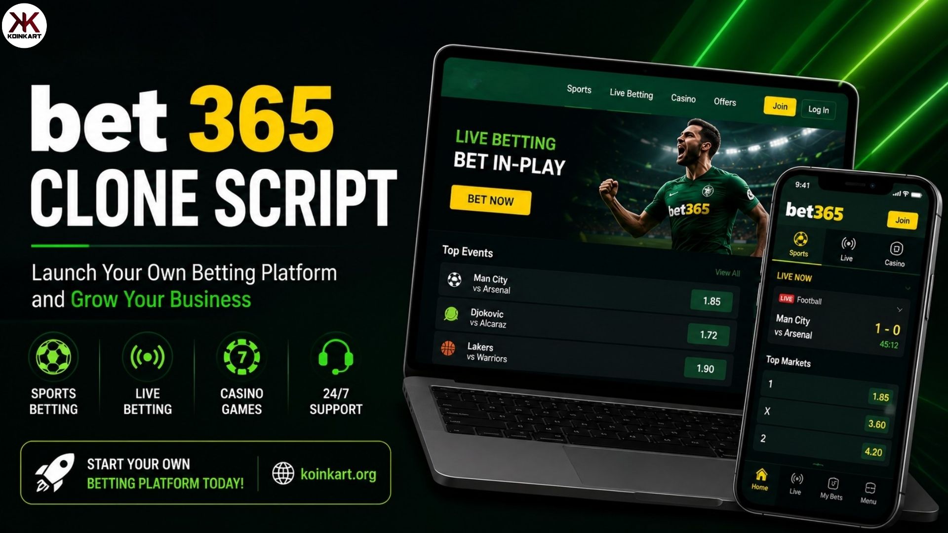 Launch Your Sports Betting Platform with Bet365 Clone Script