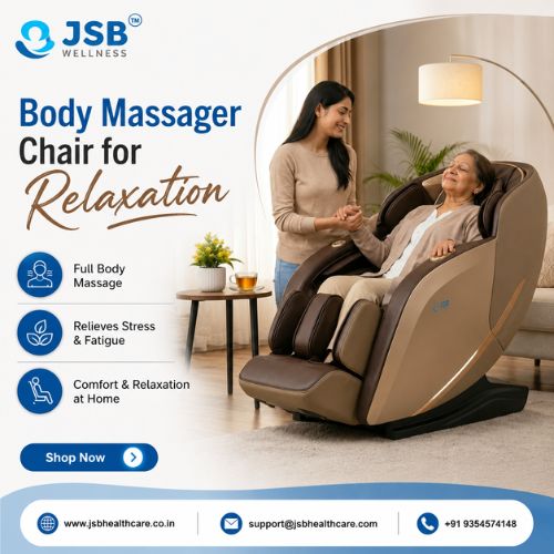 Body Massager Chair for Relaxation & Pain Relief at Home