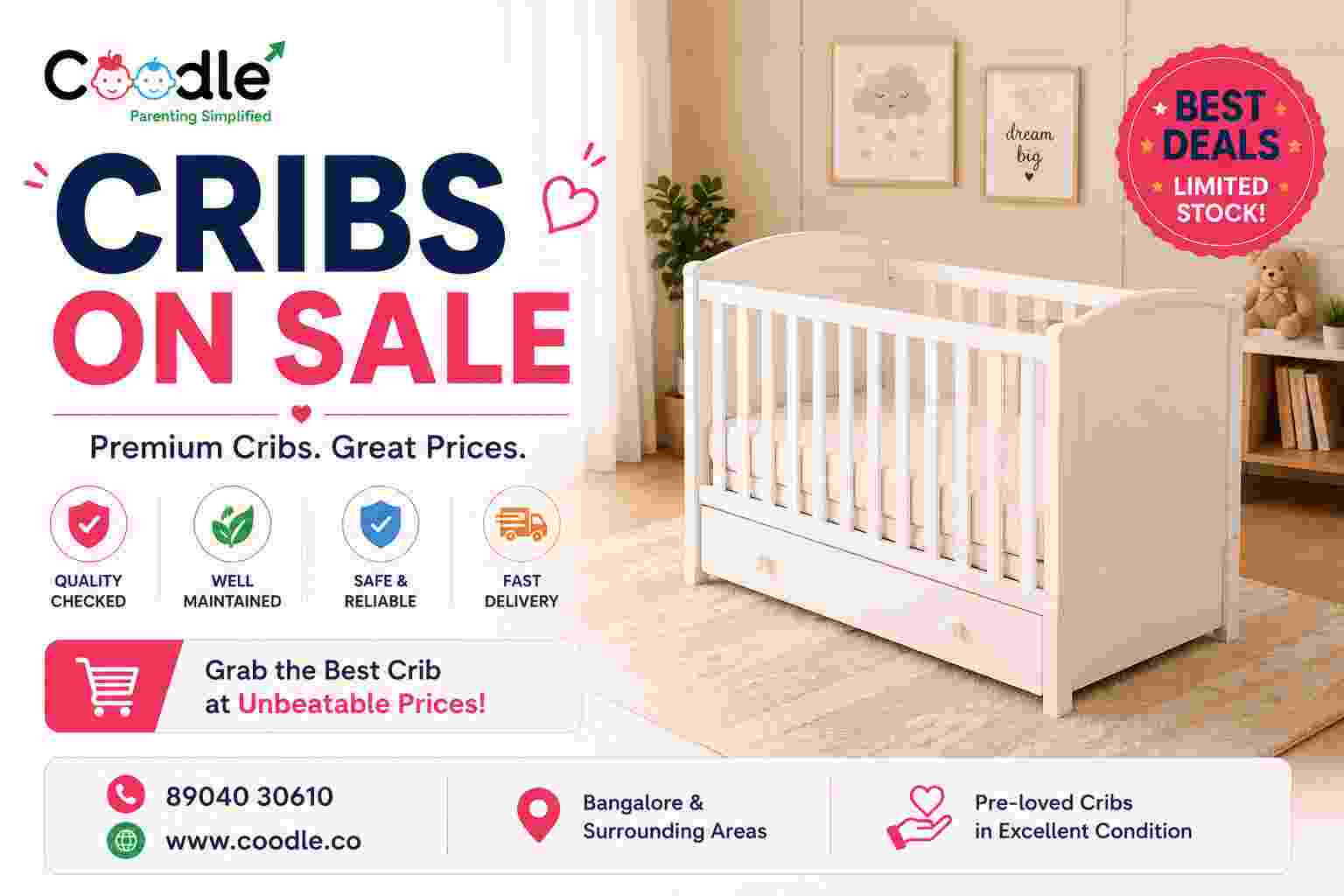 Best Price Cribs on Sale