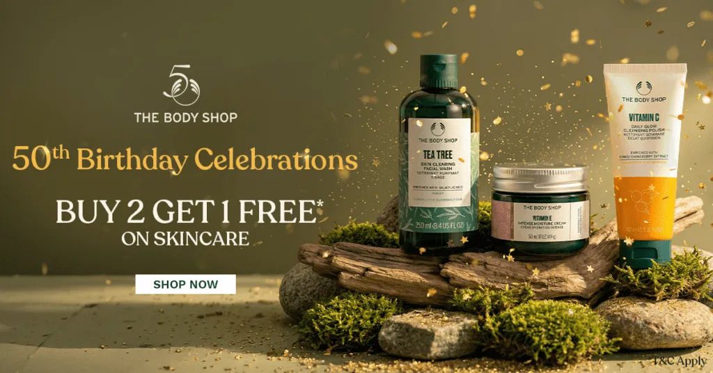 The Body Shop Offers: Buy 2 Get 1 Free Skincare Bonanza!