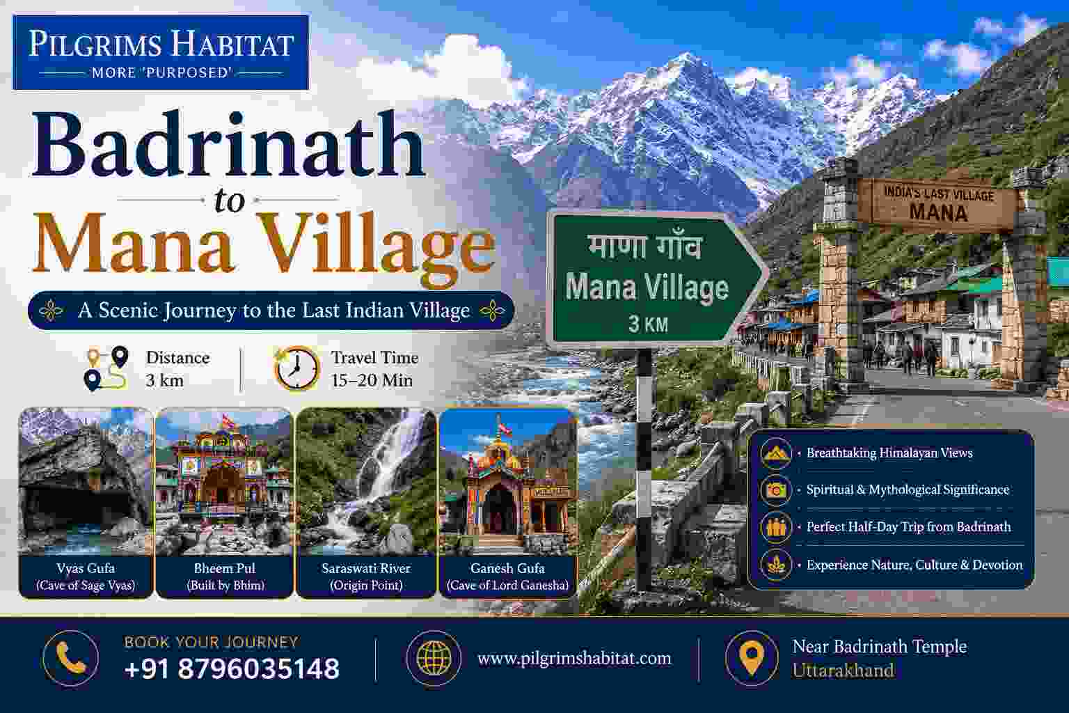 Badrinath to Mana Village