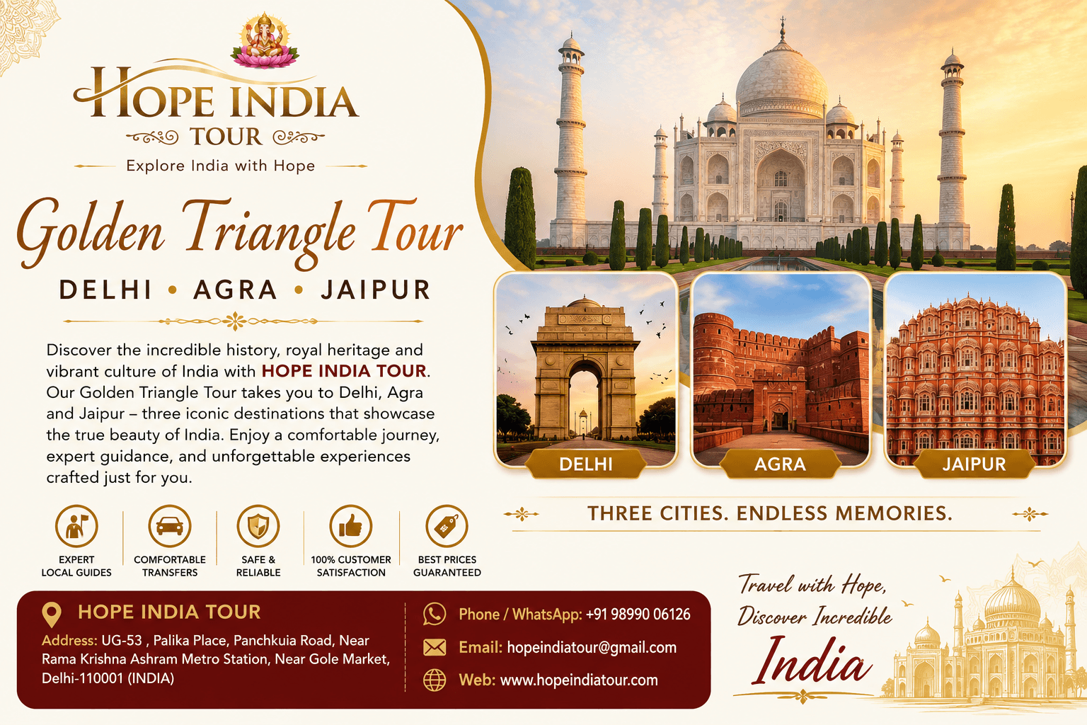Best Golden Triangle Tour in India