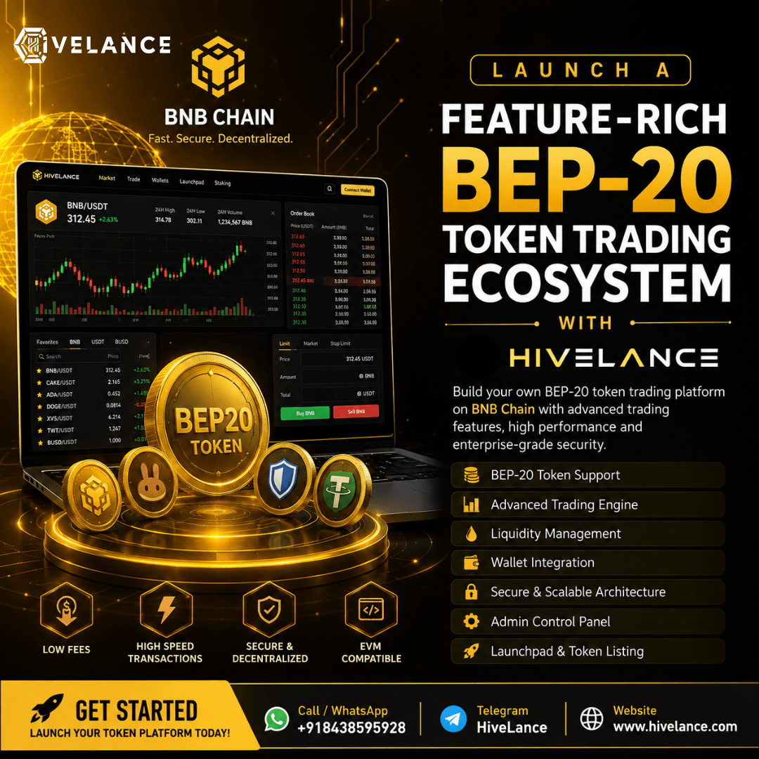 BEP-20 Token Generation & Trading Platform Development Company