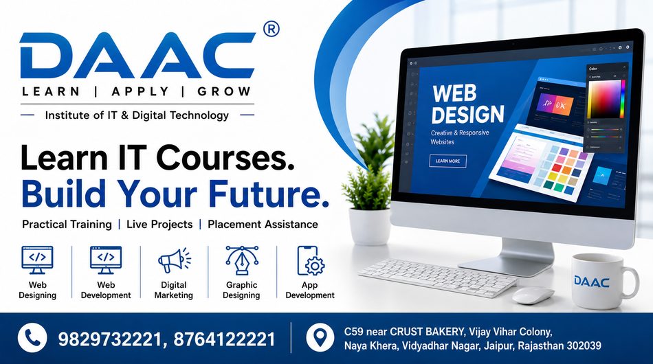 Web Designing Course in Jaipur – DAAC Institute