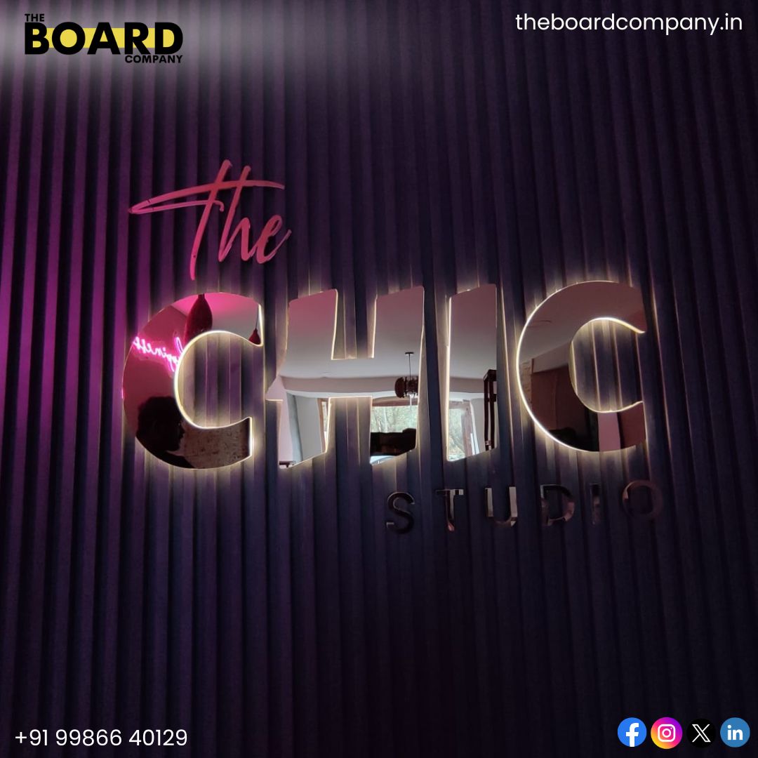 3D Aluminum Channel Letters Manufacturer in Bangalore
