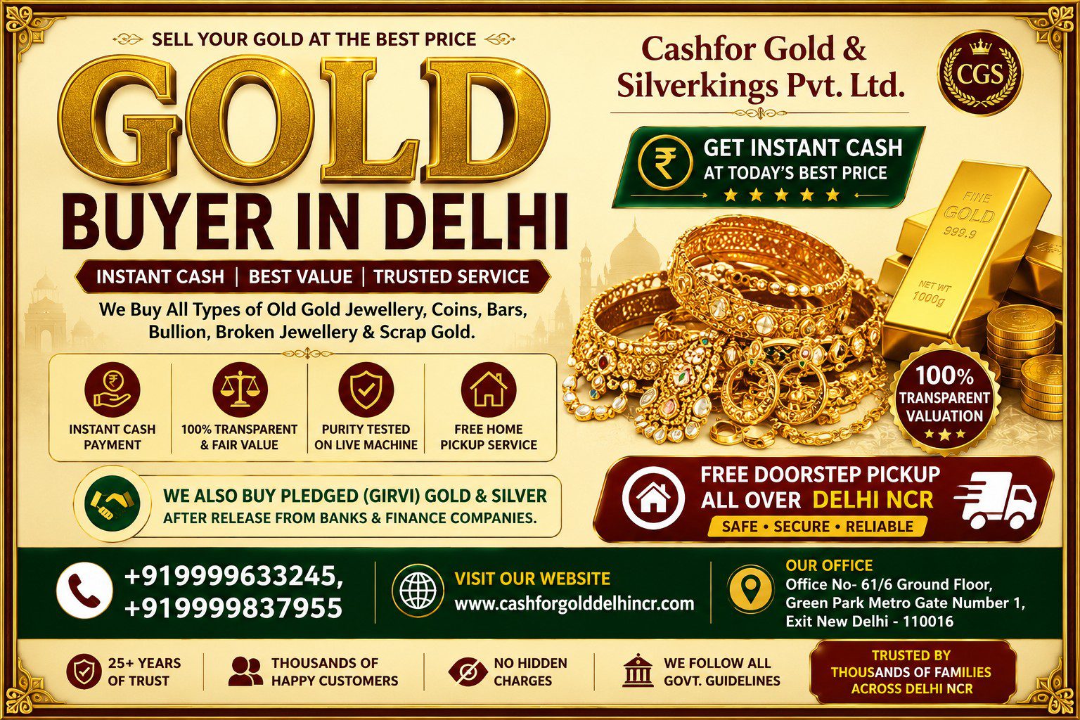 Gold Buyer in Delhi | Sell Your Gold at a Good Price
