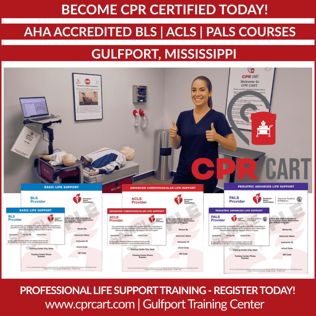 Convenient AHA CPR Certification in Gulfport