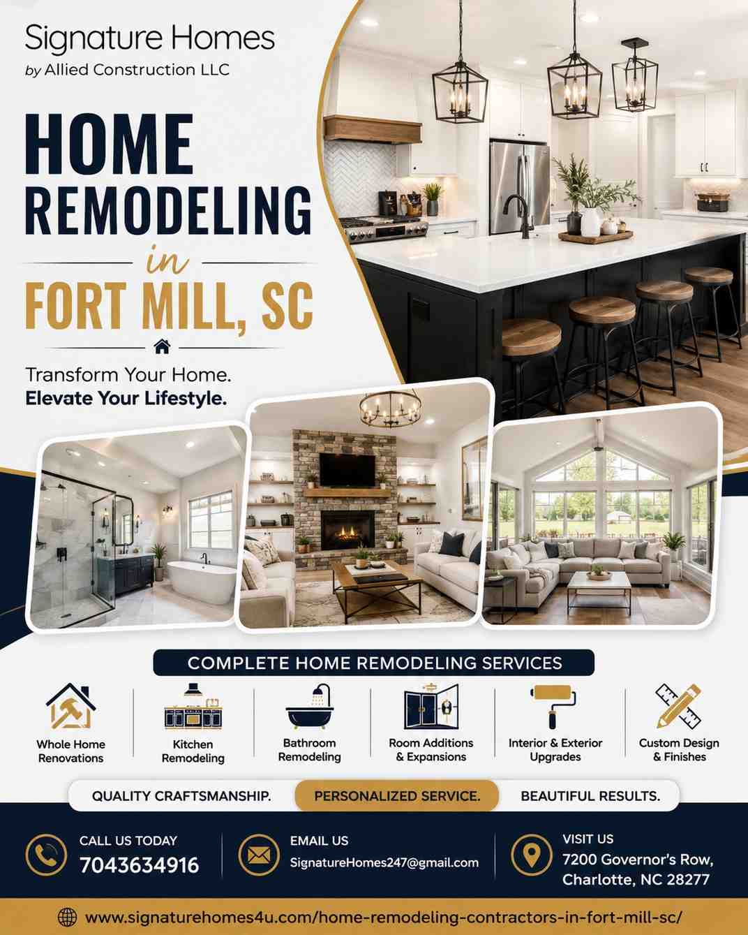 Transform Your Home with Expert Home Remodeling in Fort Mill, SC