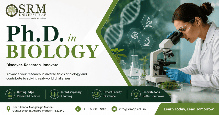 Ph.D. in Biology at SRM University AP