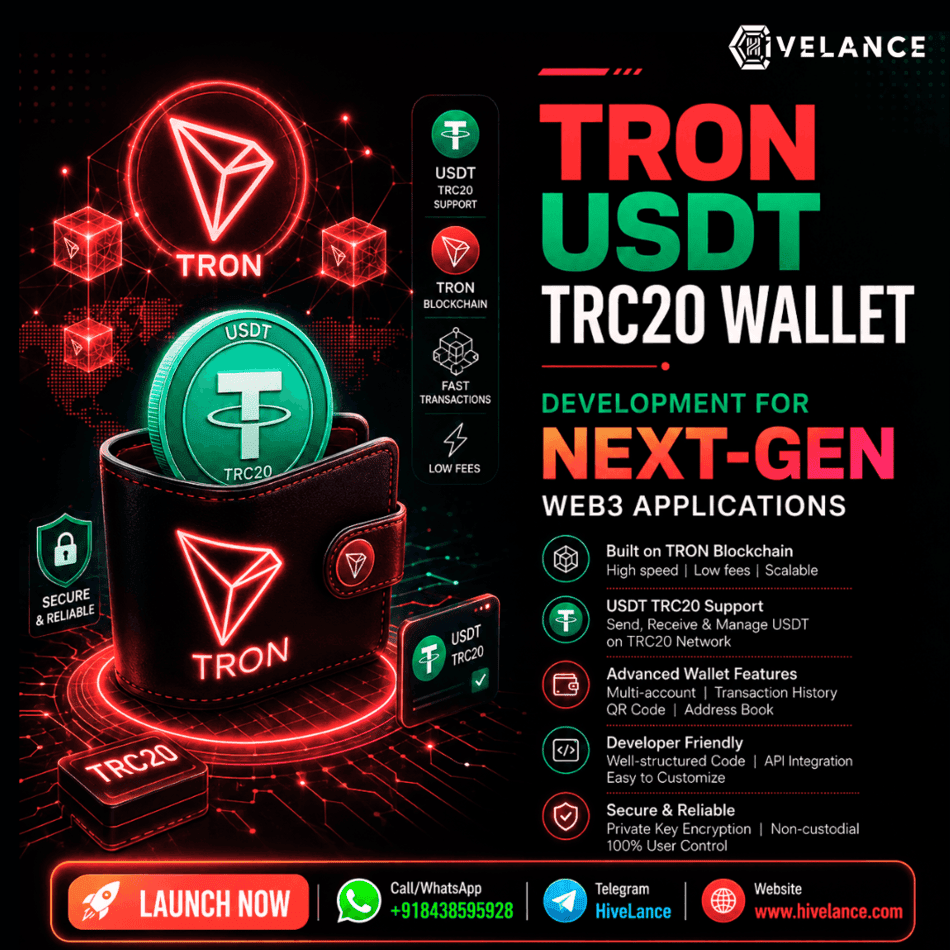 TRON USDT TRC20 Wallet Development for Next-Gen Web3 Applications