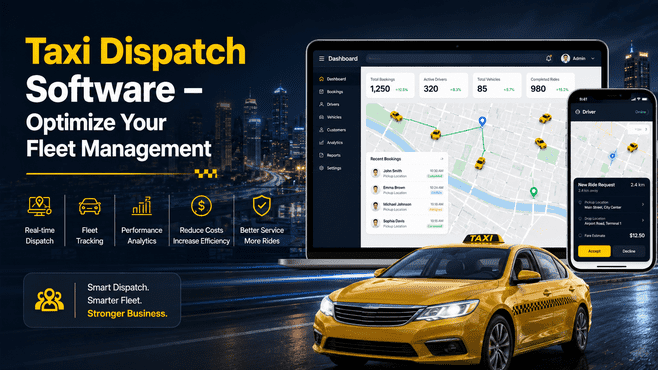Taxi Dispatch Software – Optimize Your Fleet Management
