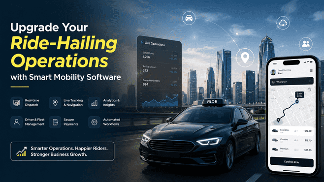 Upgrade Your Ride-Hailing Operations with Smart Mobility Software
