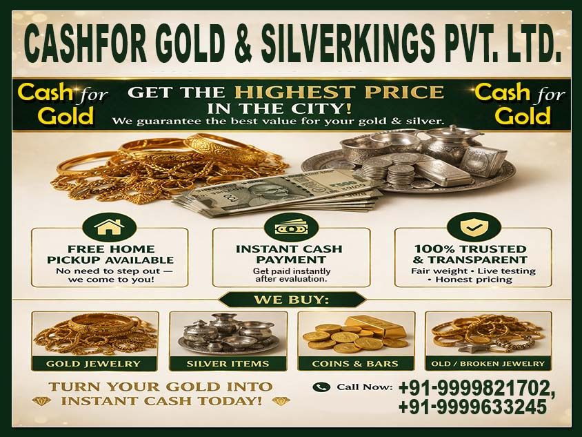 Cash for Gold in Noida | Get Instant Cash Today