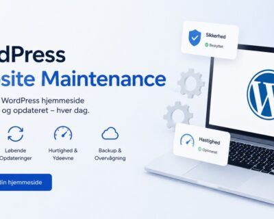 WordPress-Vedligehold-banner