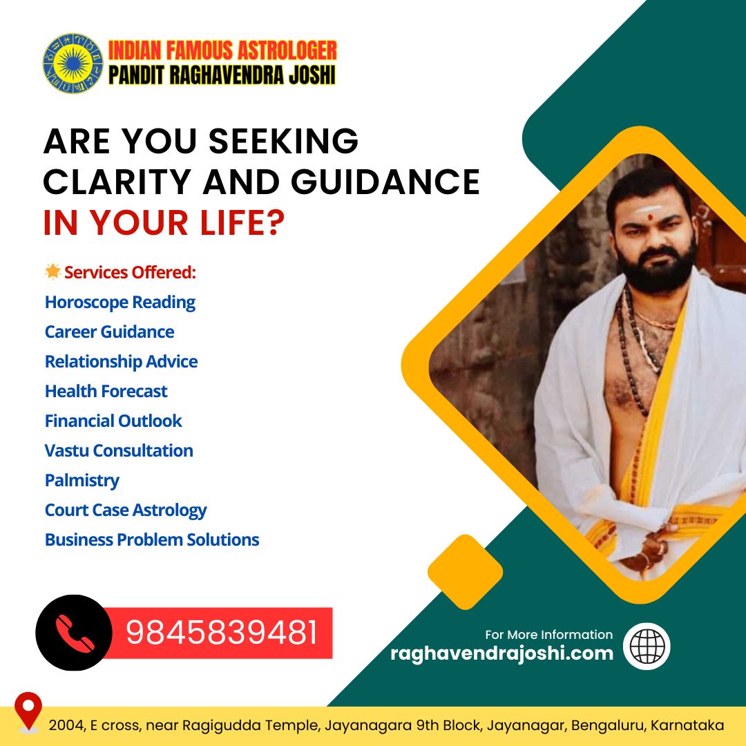 Best Astrologer in Basavanagudi, Bangalore – Raghavendra Joshi