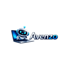 avenzo_ai_robot_laptop_logo