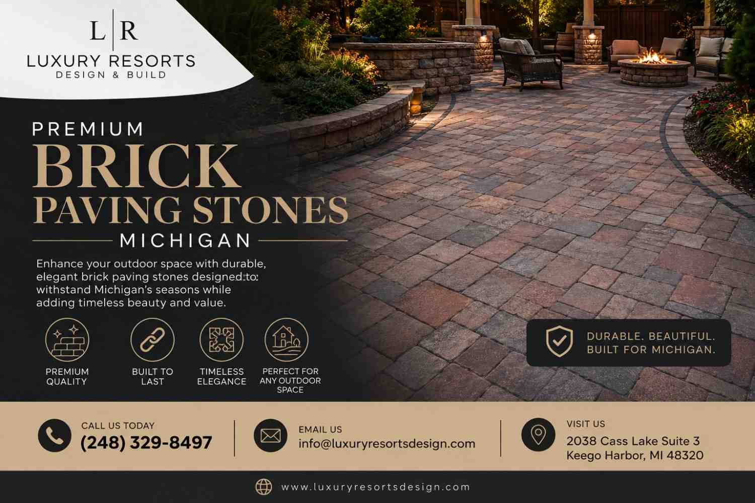Brick Paving Stones Michigan: Elevate Your Outdoor Space