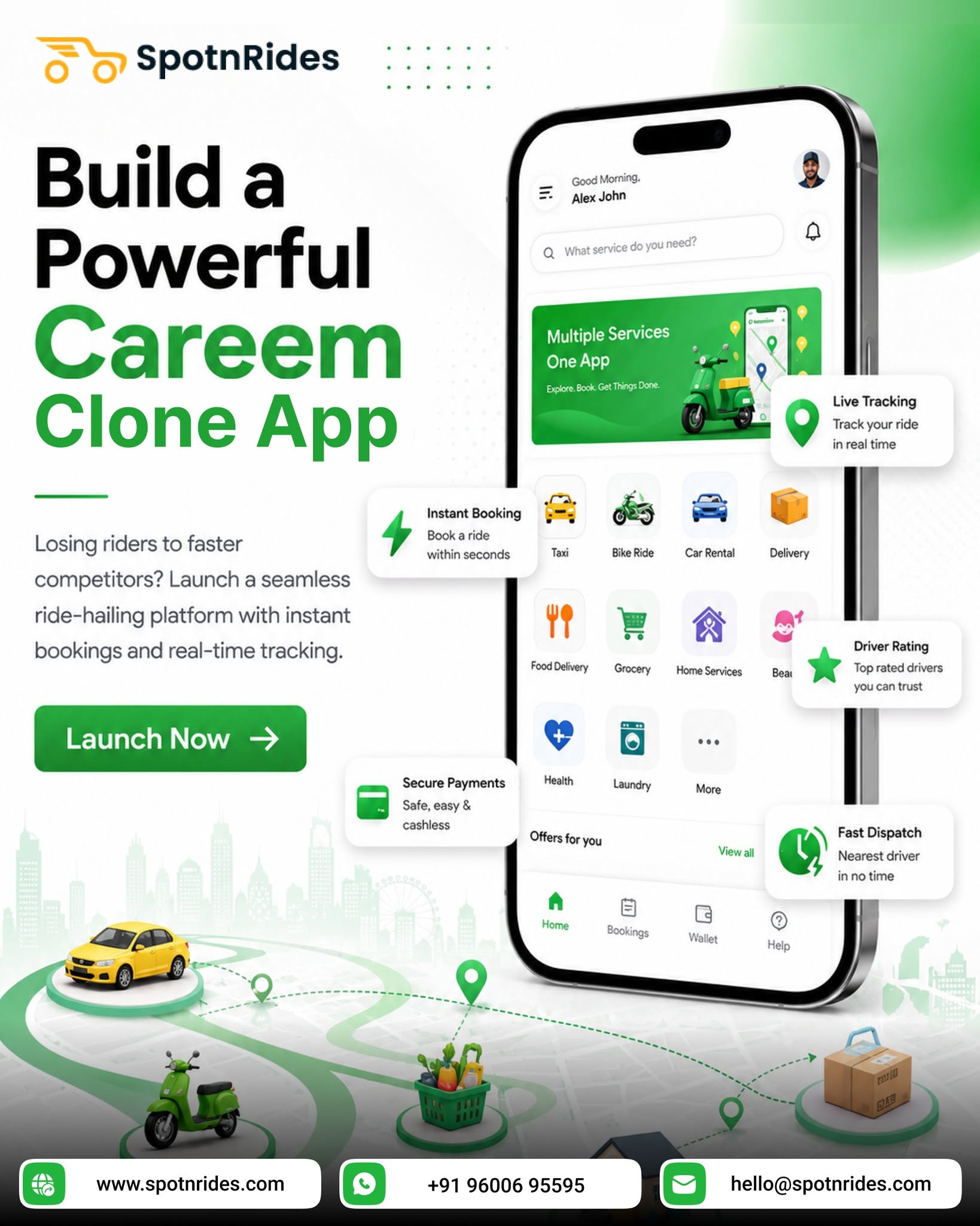 Build a Feature-Rich Ride-Hailing Business with Careem Clone App