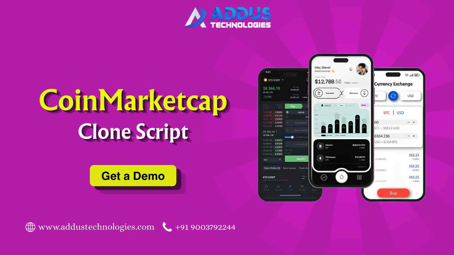Top-Rated CoinMarketCap Clone Script for Crypto Data Platform Developm