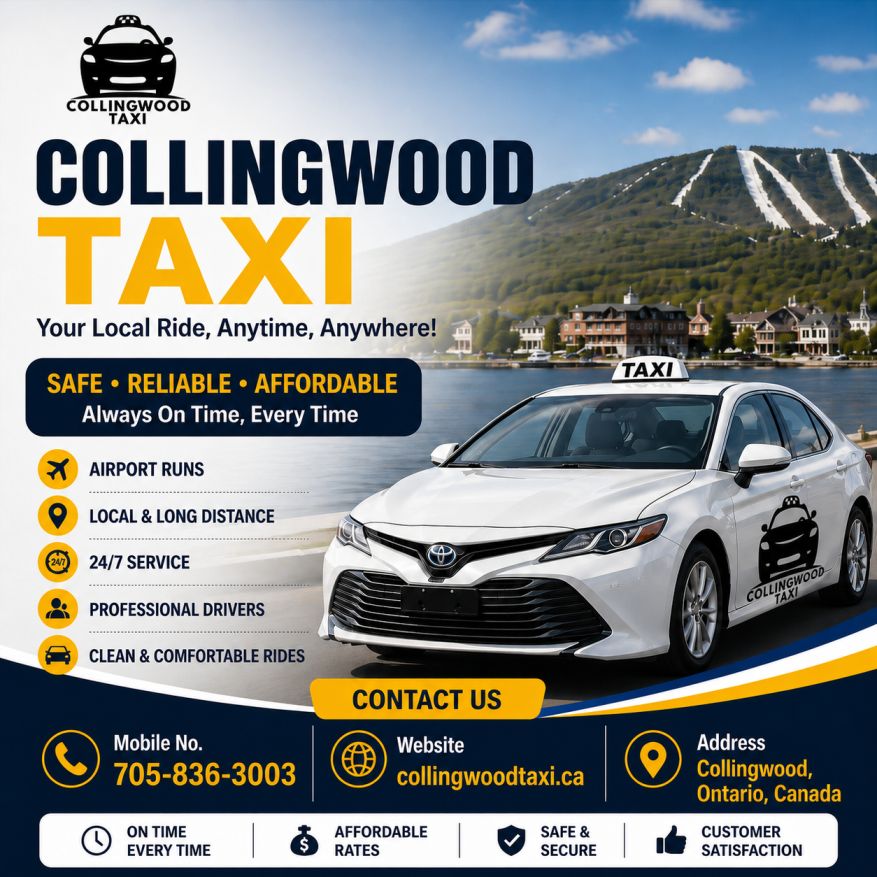 Find the Collingwood Taxi Number for Fast, Reliable Rides