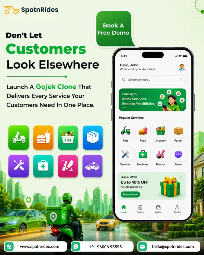 Gojek Clone – Build Your Own On-Demand Super App