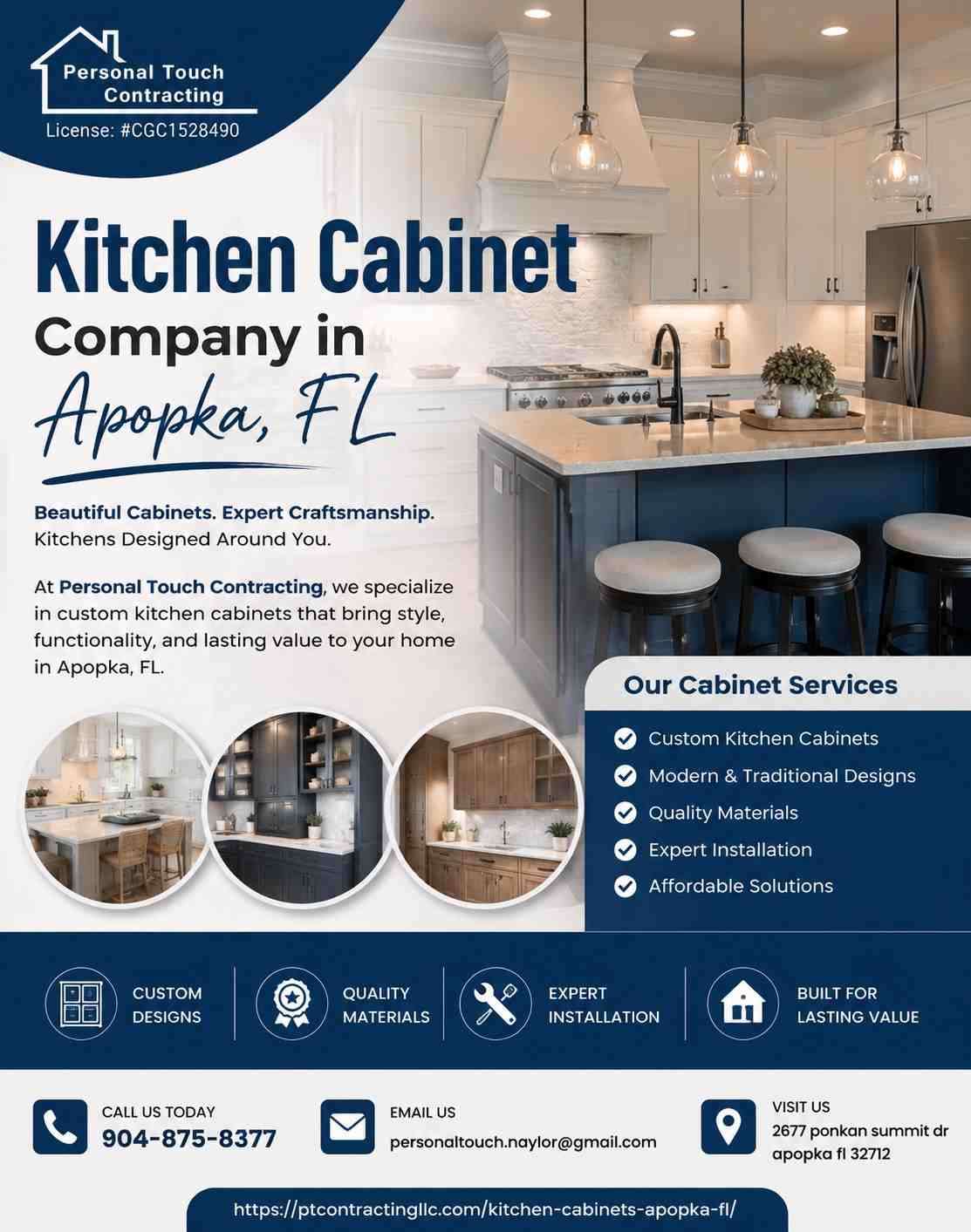 Premium Kitchen Cabinets Seller in Apopka FL – Elevate Your Kitchen