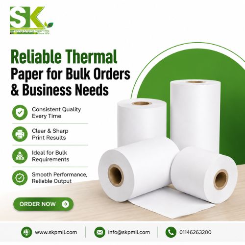 Trusted Thermal Paper Manufacturers in India for Bulk Orders