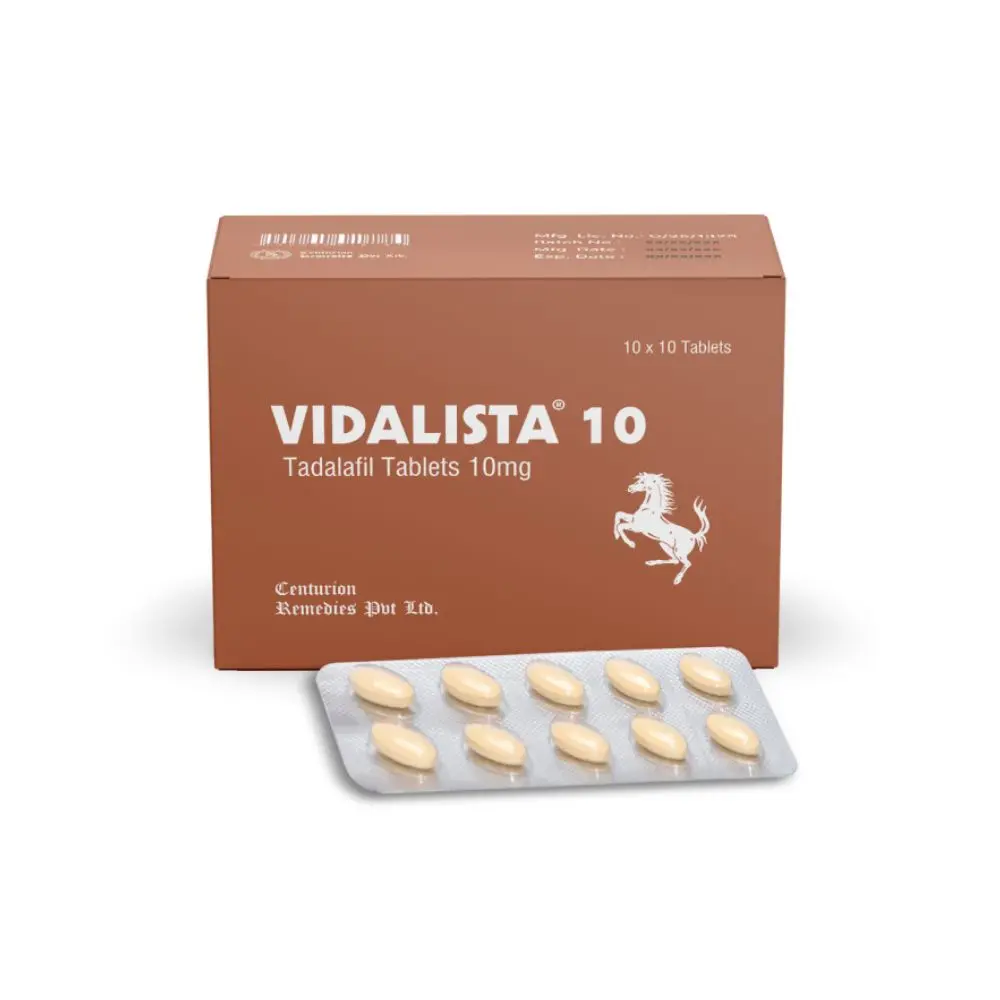 Vidalista 10 mg – Tadalafil Tablets for Erectile Dysfunction