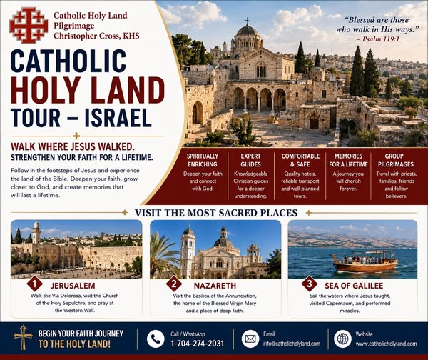 Jerusalem Pilgrimage Tour for a Spiritual Holy Land Experience