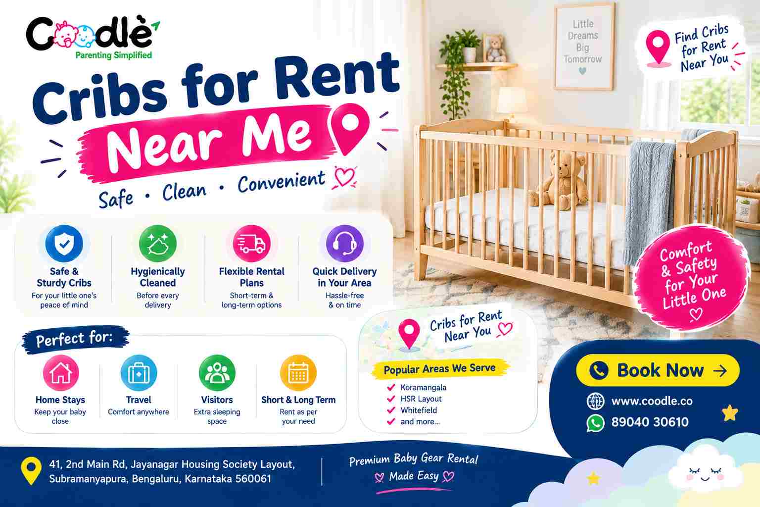 Cribs for Rent Near Me