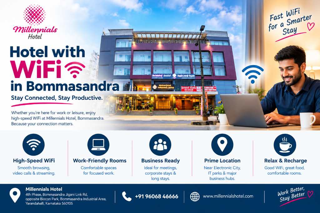Hotel with WiFi in Bommasandra