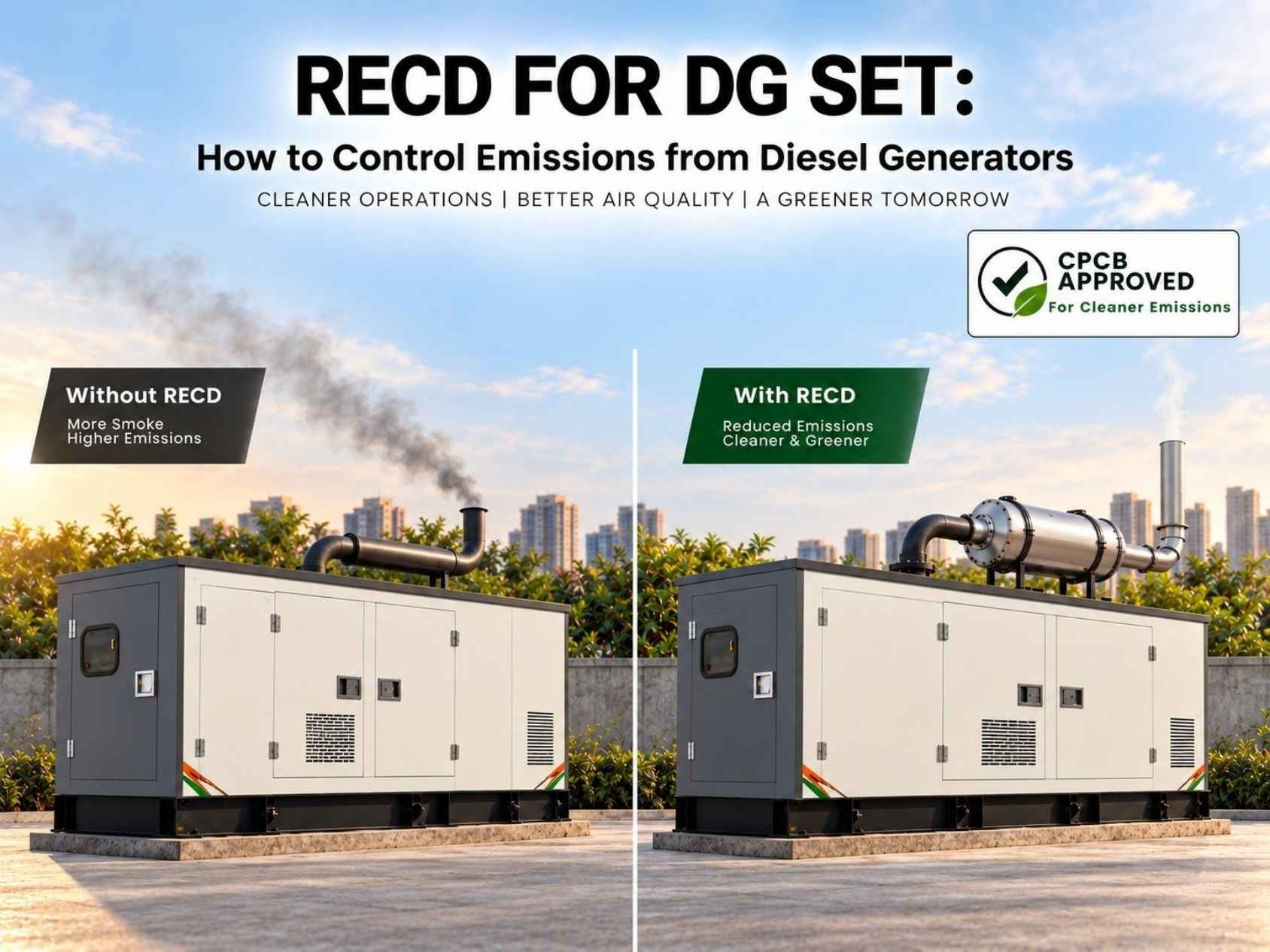 RECD Kit for DG Set – Effective Solution for Diesel Generator Emission