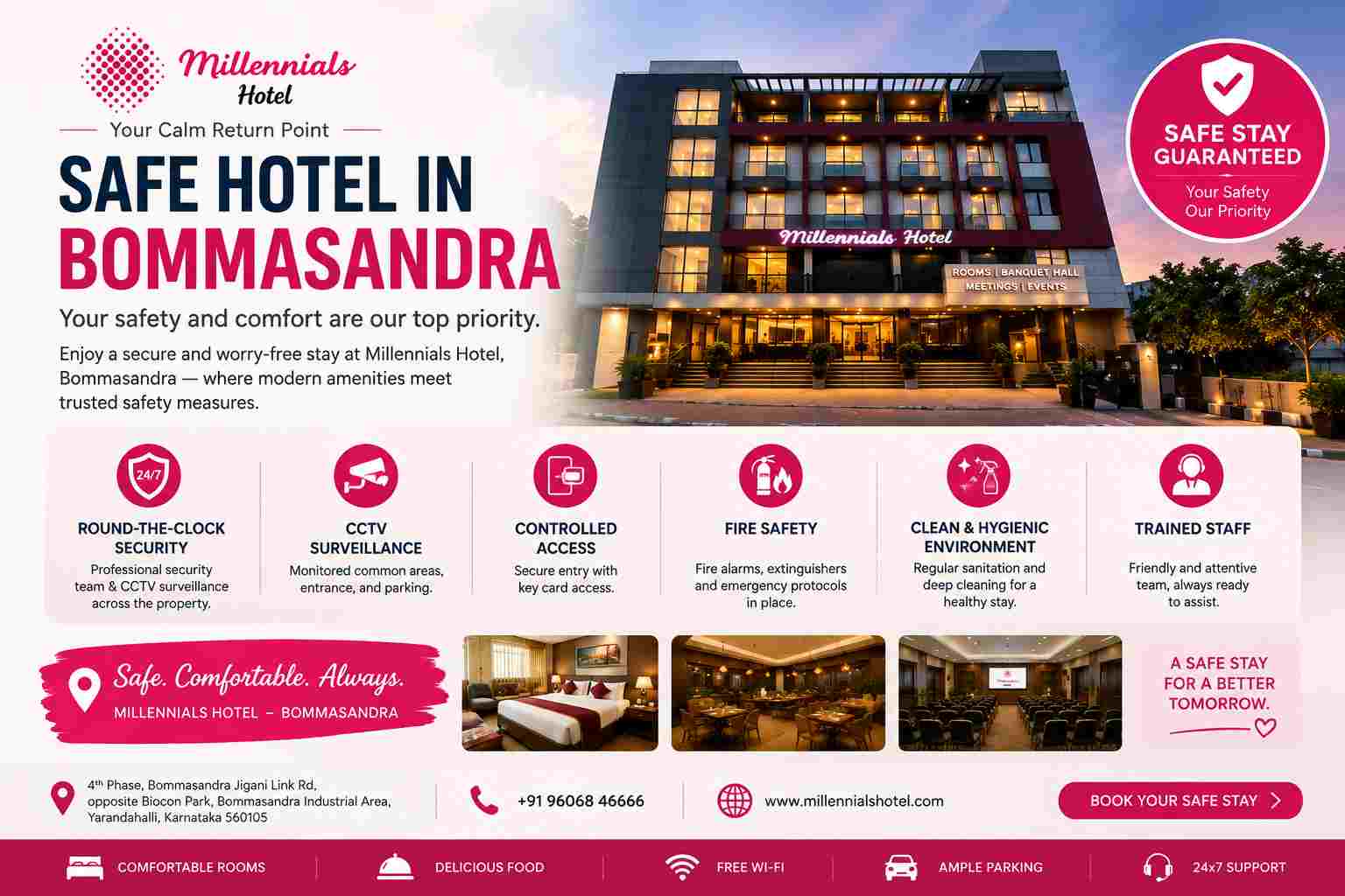 Safe Hotel in Bommasandra