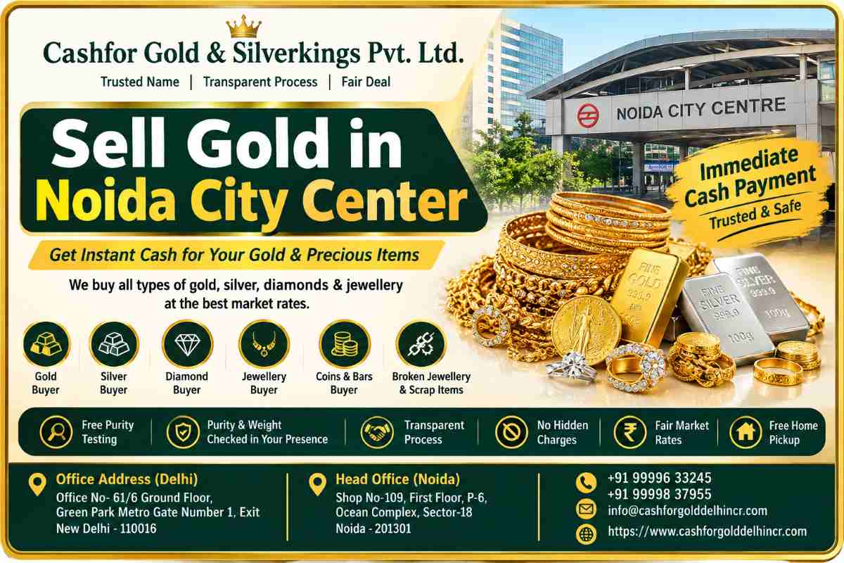 Sell Gold in Noida City Center at Best Market Rate