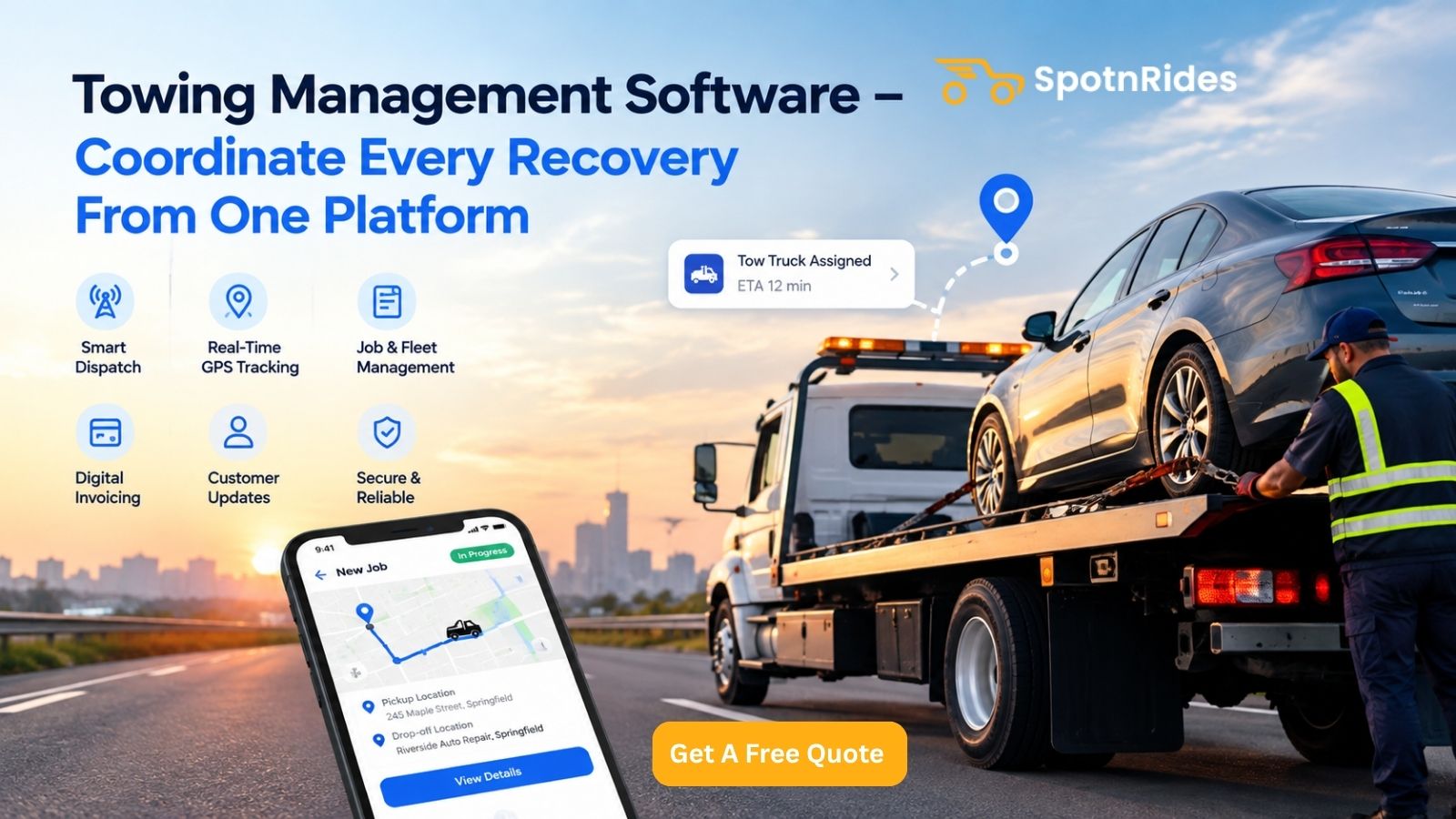 Towing Management Software – Spotnrides