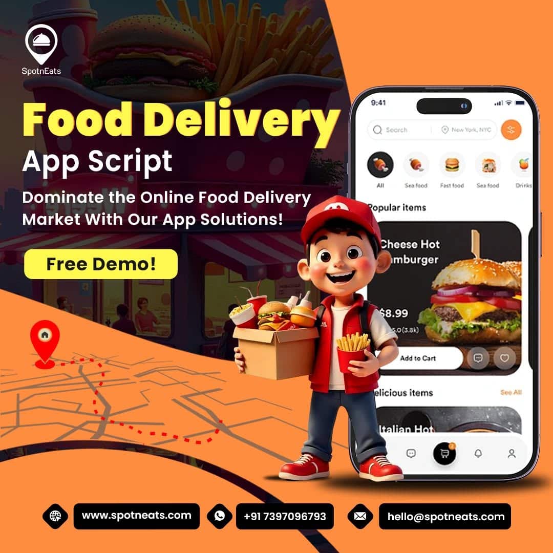 Launch Your Own Food Delivery Marketplace with SpotnEats
