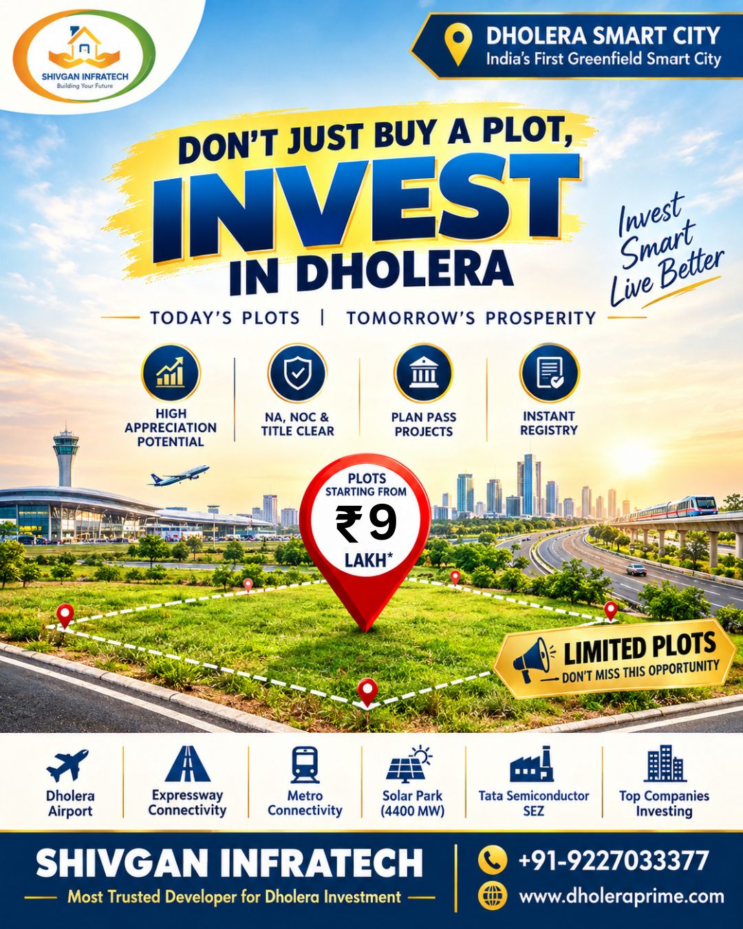 Invest In Dholera Smart City – Ahmedabad
