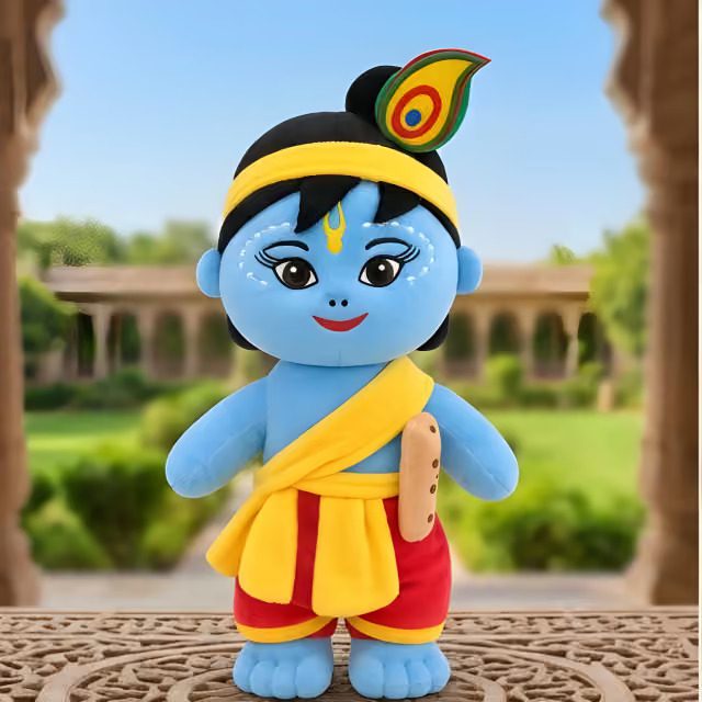 Laddu Gopal Soft Toy | Cute & Soft Baby Krishna Toy