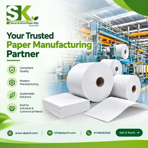 Reliable Paper Manufacturing Company for Industrial & Commercial Needs