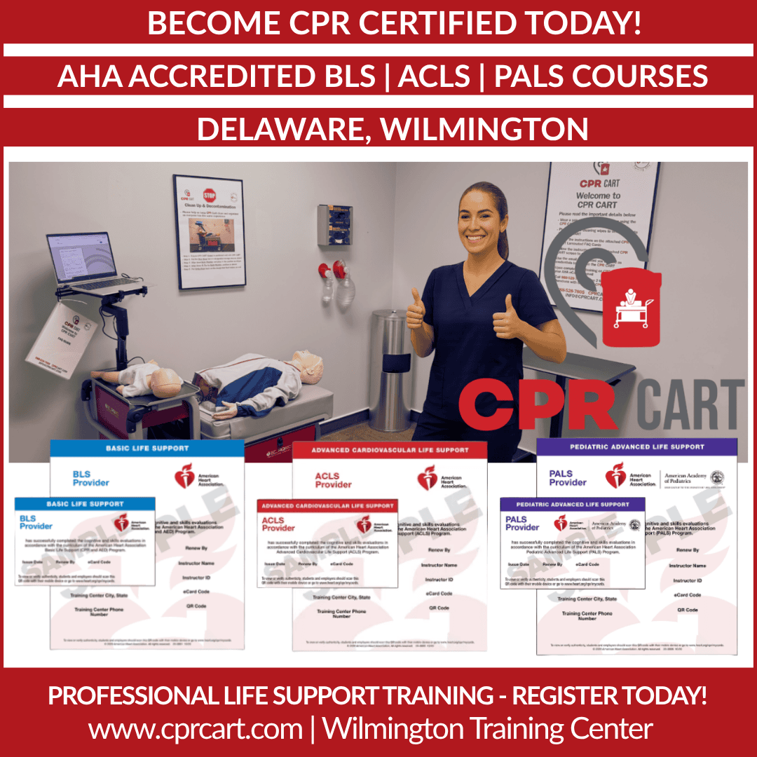 Convenient CPR Certification & Renewal in Wilmington