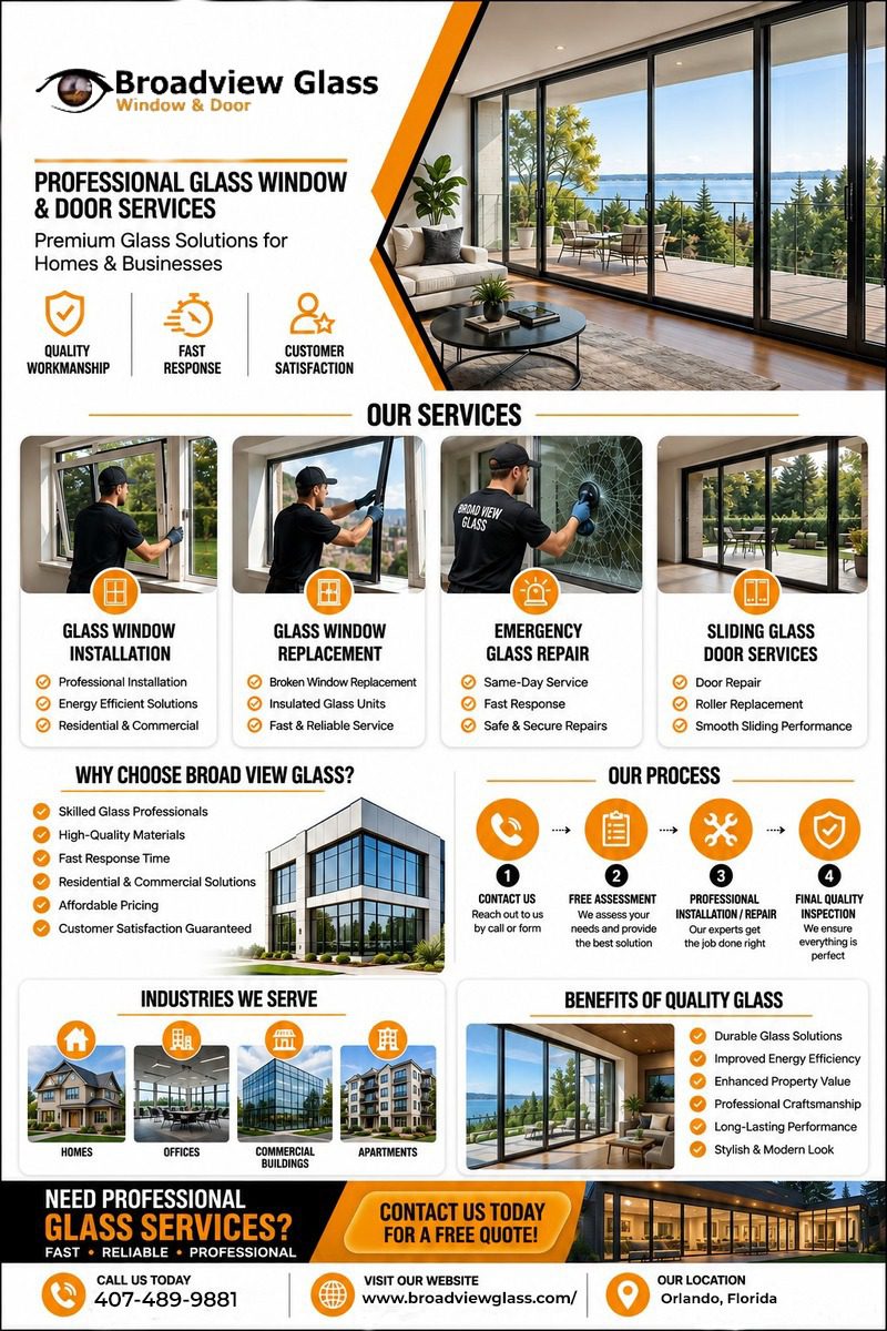 Fast & Reliable Window Repair Winter Park FL | Broadview