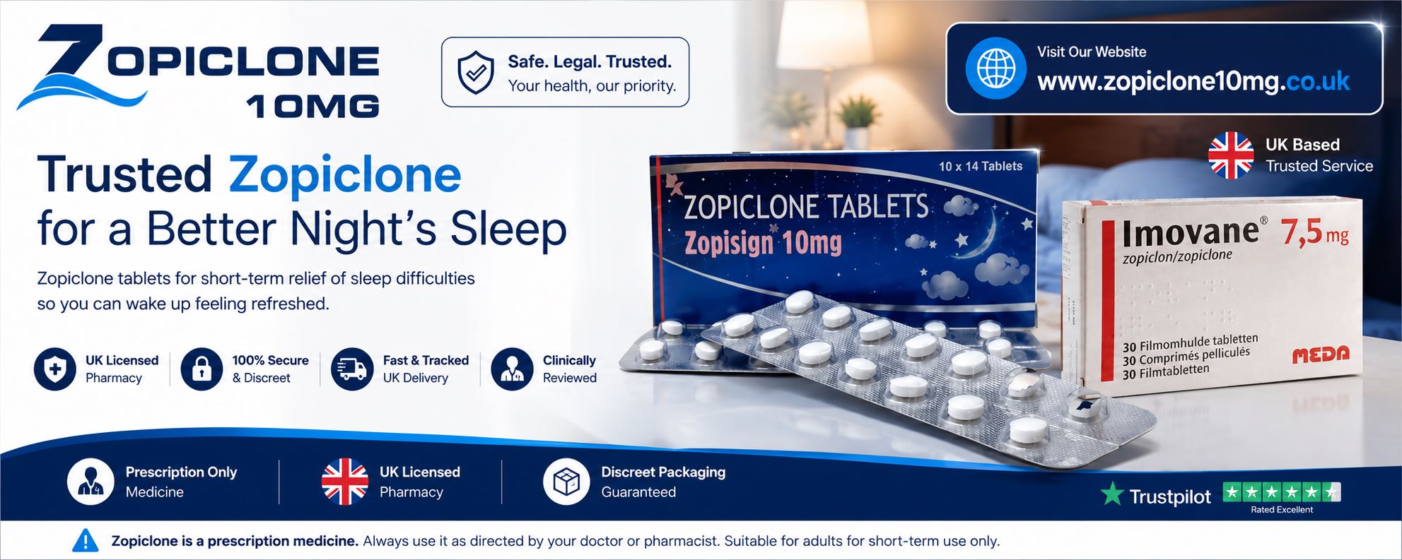Order Zopiclone Online UK – Choosing a Trusted Pharmacy