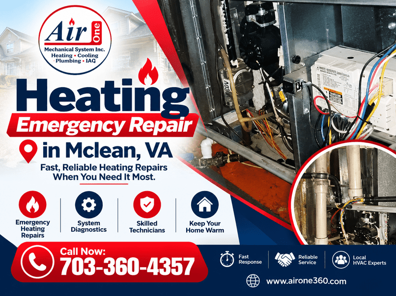 Quick Heating Help for Unexpected Winter Problems in McLean, VA