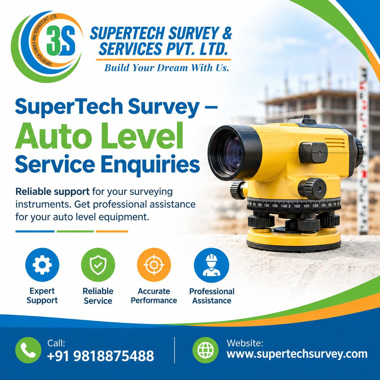 SuperTech Survey – Auto Level Service Enquiries