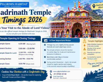 Badrinath-Temple-Timings-2026